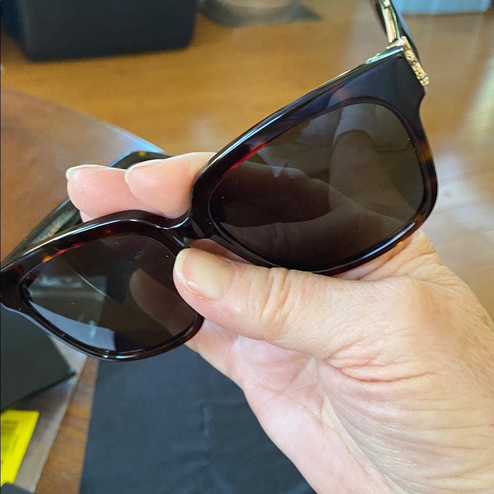 Authentic Saint Laurent Tortoise Shell Sunglasses - image 2